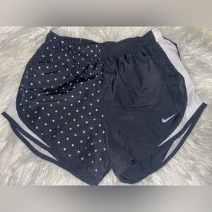 Nike Athletic Black and White Shorts Constellation Design